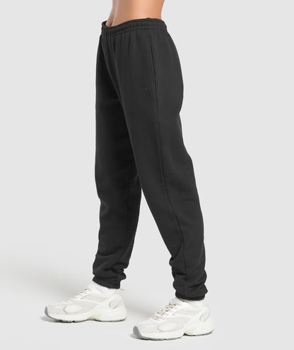 Women's Gymshark Rest Day Sweats 2.0 Joggers Black