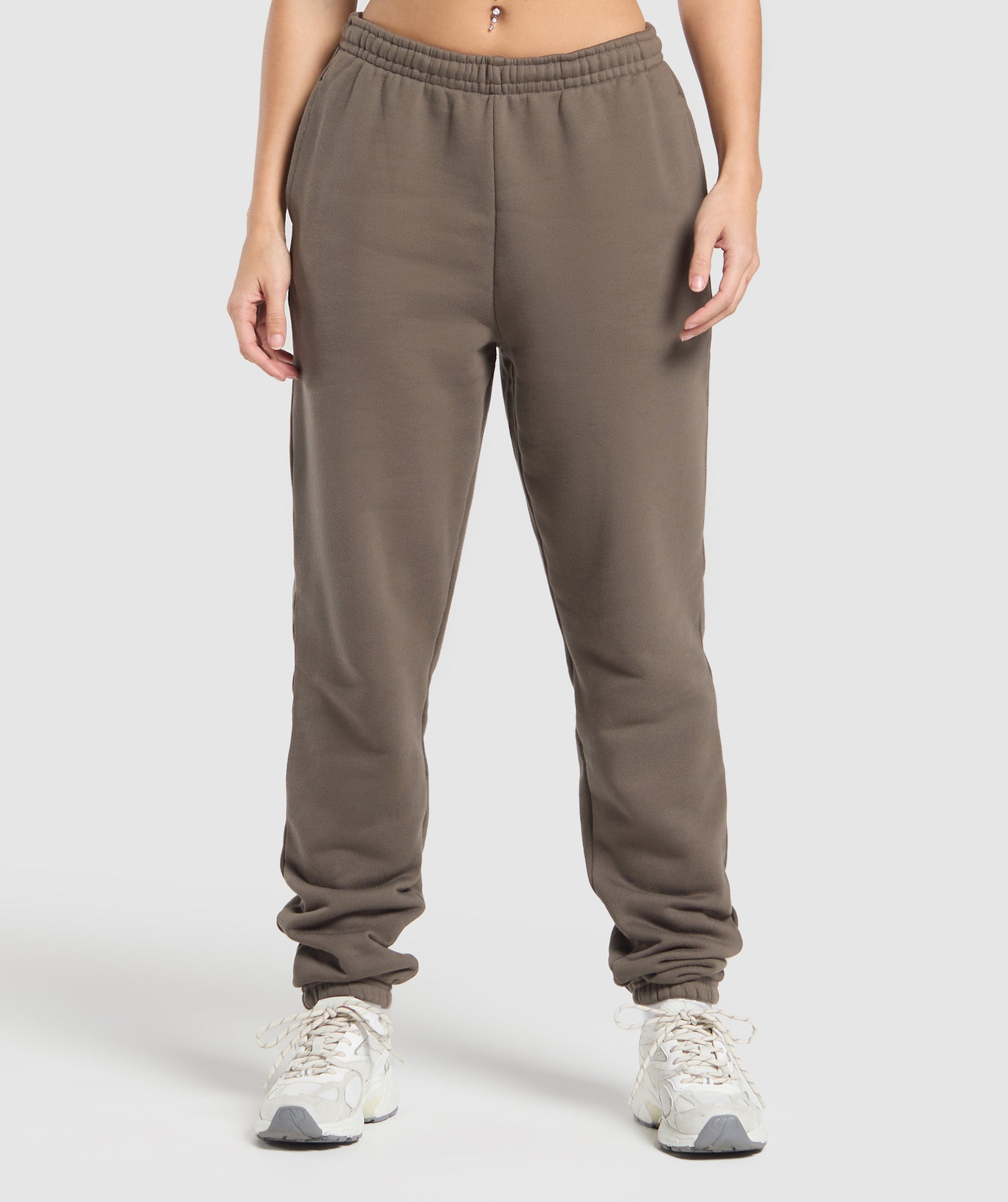 Women's Gymshark Rest Day Sweats 2.0 Joggers Camo Brown