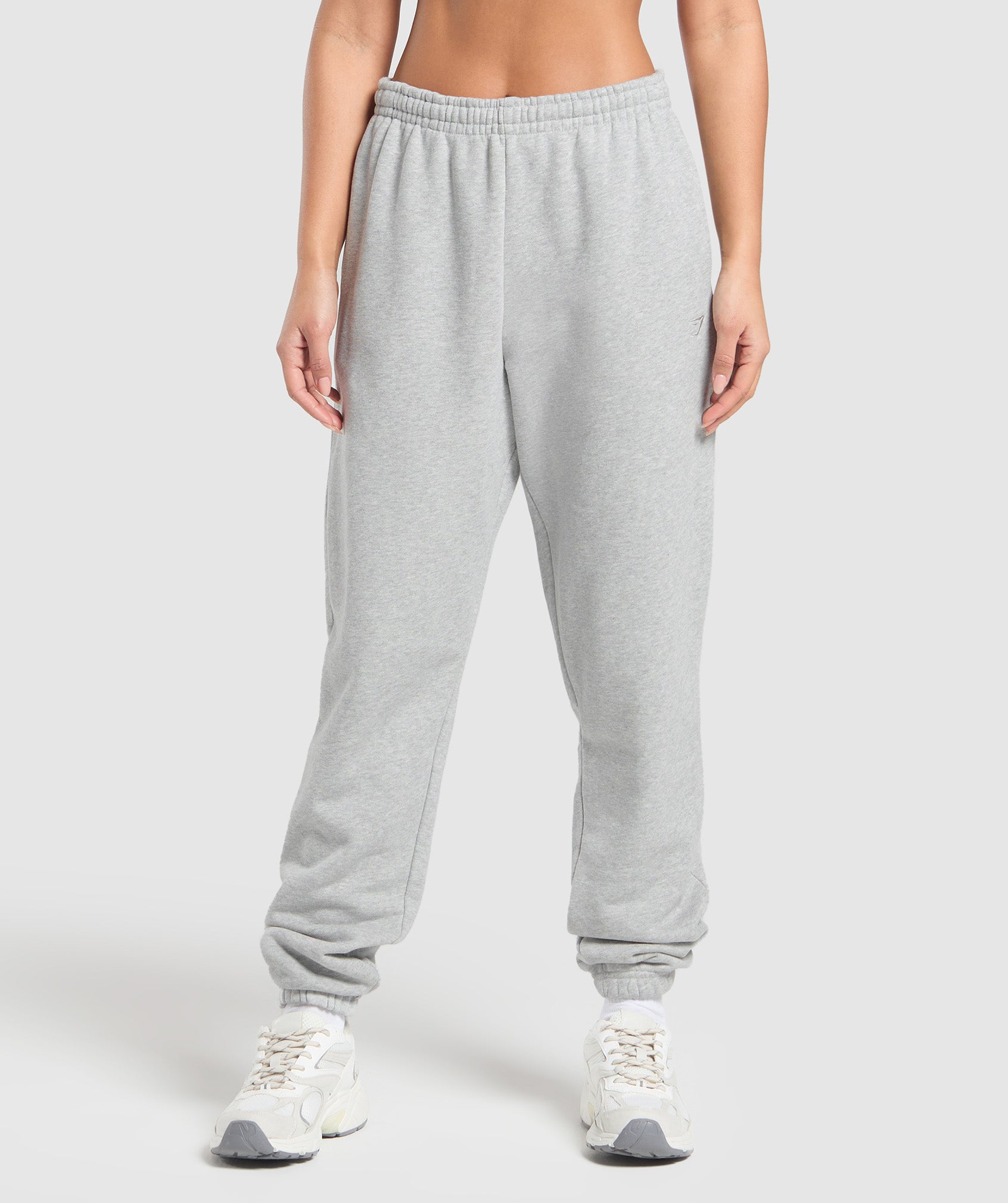Women's Gymshark Rest Day Sweats 2.0 Joggers Light Grey Core Marl