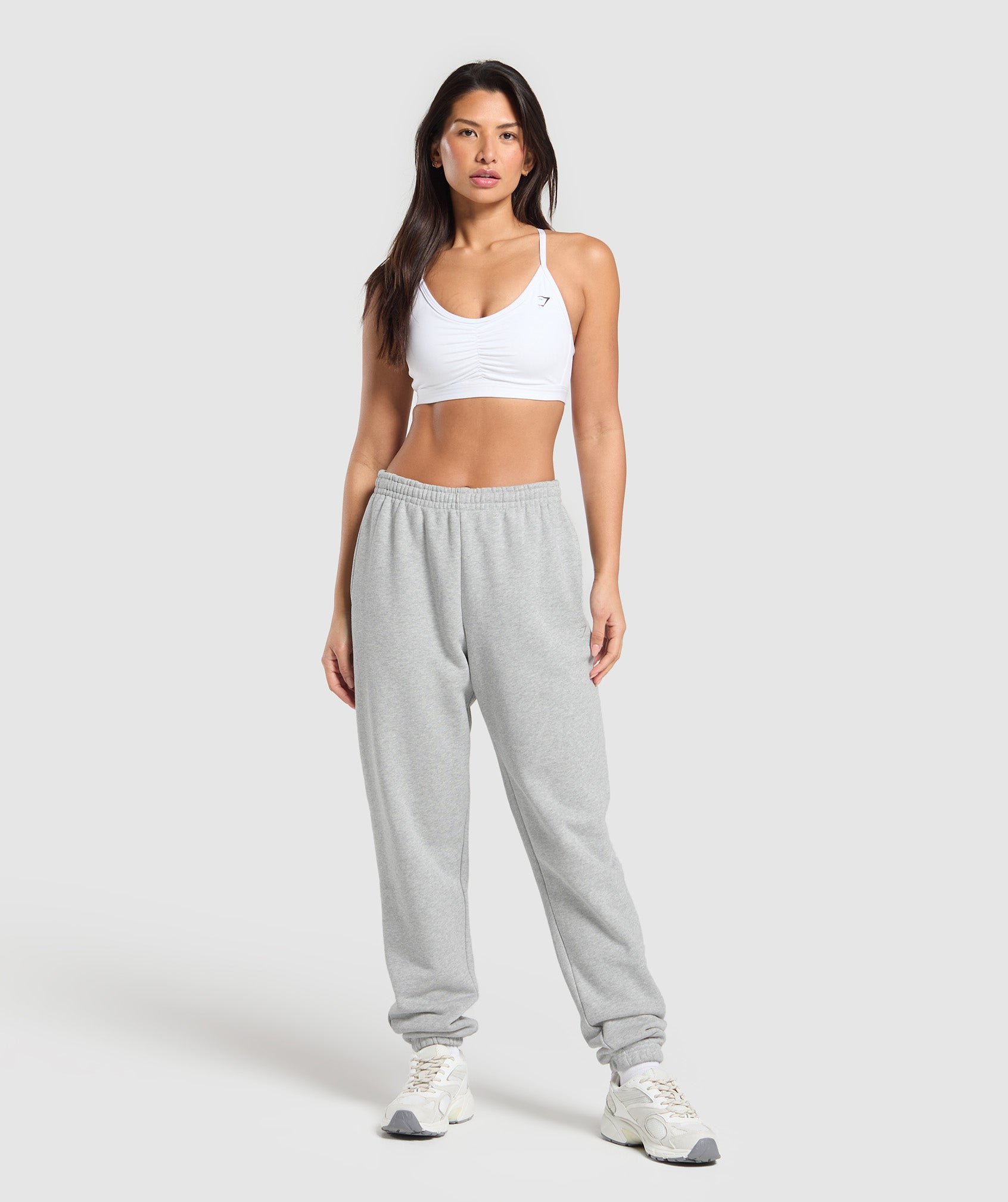 Women's Gymshark Rest Day Sweats 2.0 Joggers Light Grey Core Marl