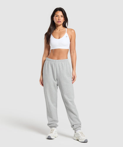 Women's Gymshark Rest Day Sweats 2.0 Joggers Light Grey Core Marl