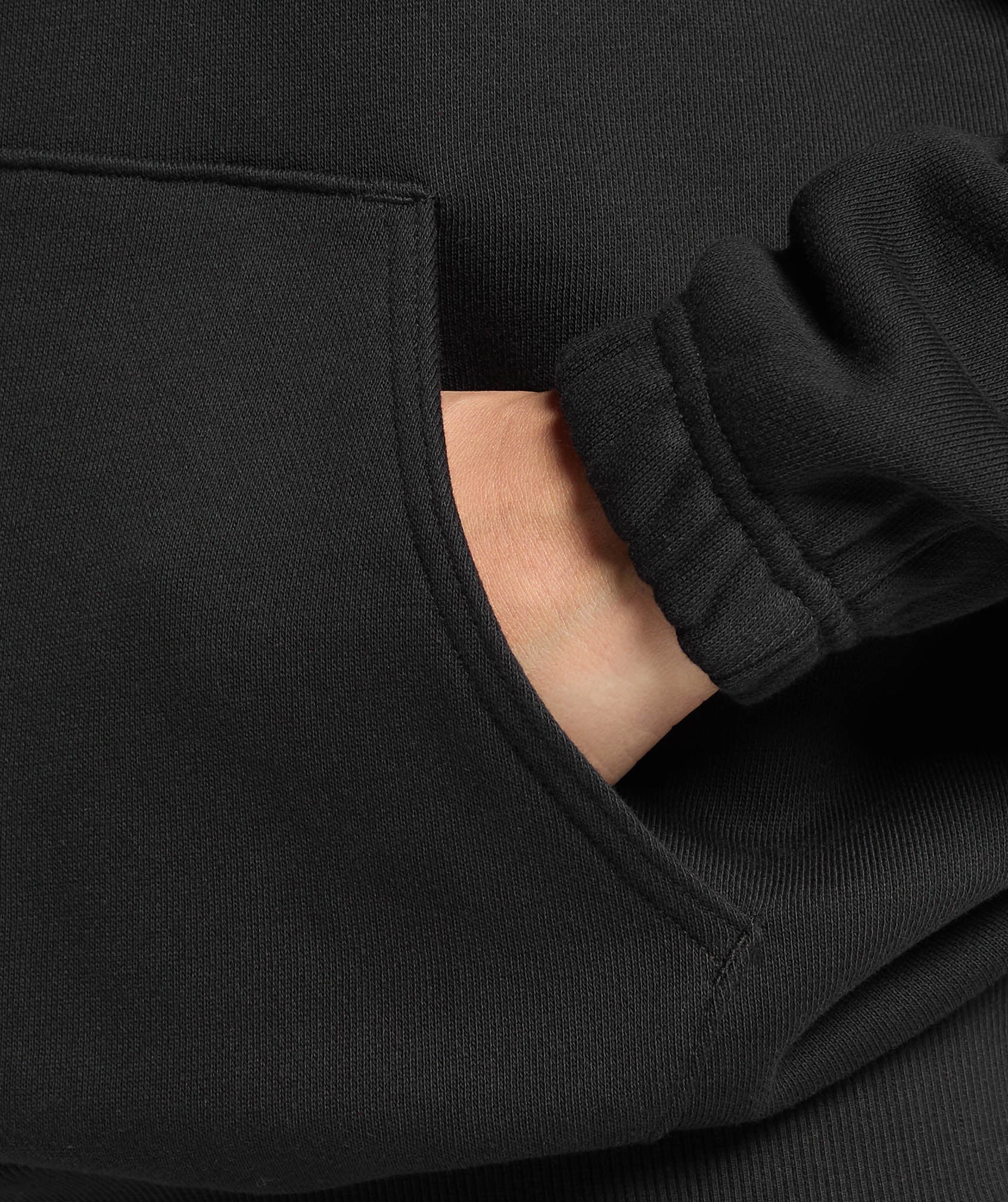 Women's Gymshark Rest Day Sweats 2.0 Oversized Hoodie Black