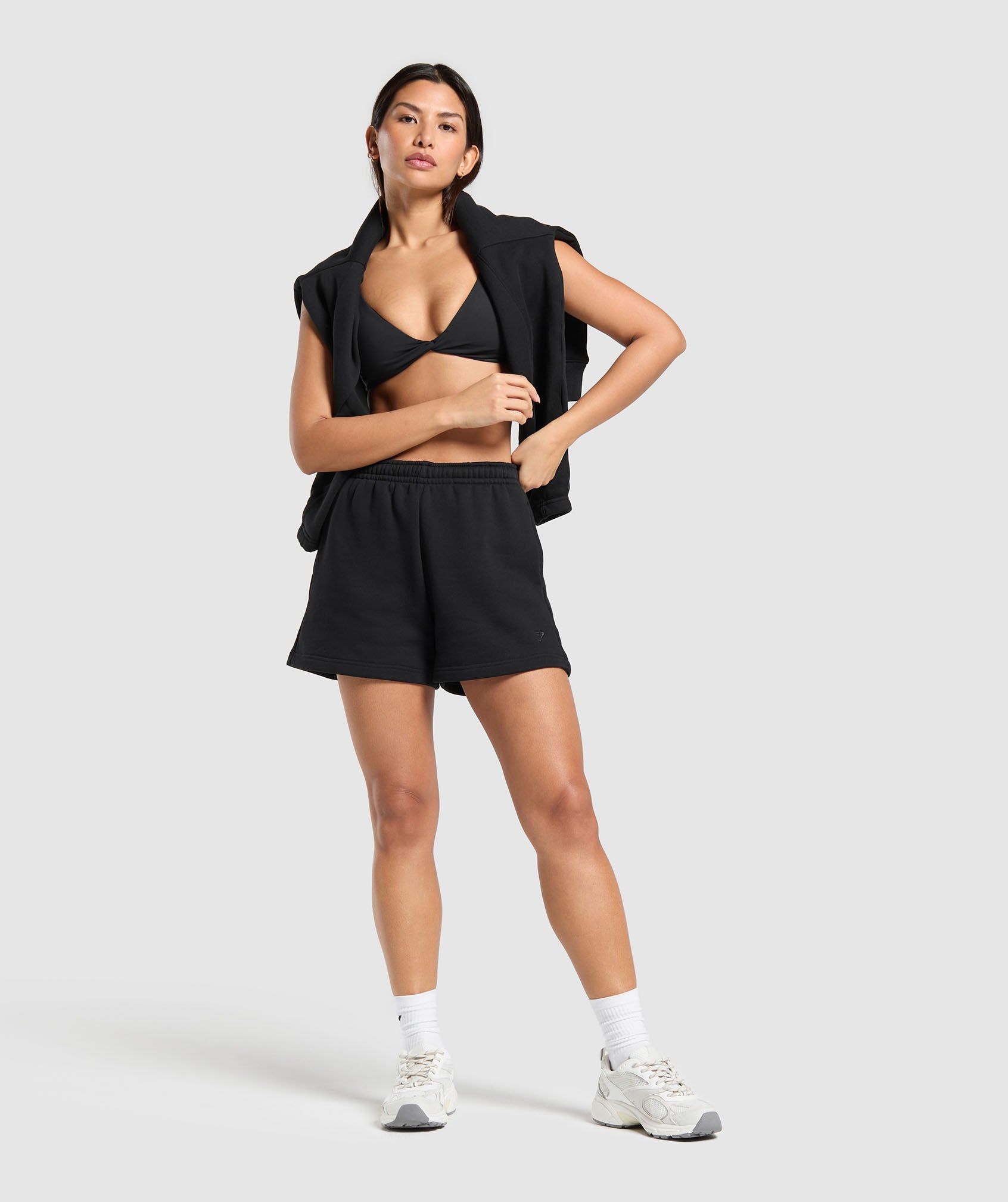 Women's Gymshark Rest Day Sweats 2.0 Shorts Black