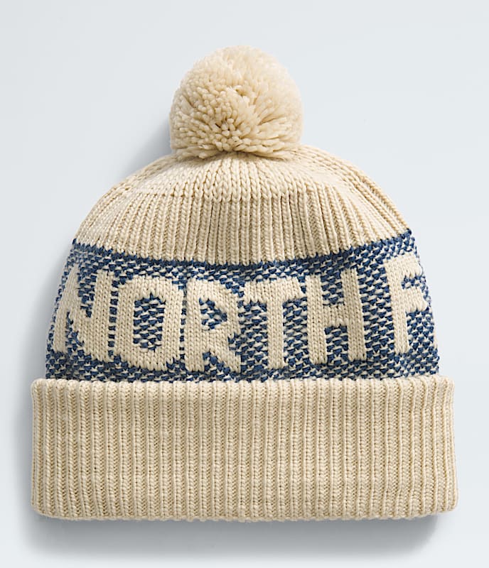 The North Face Retro Cabin Beanie Gravel/Shady Blue