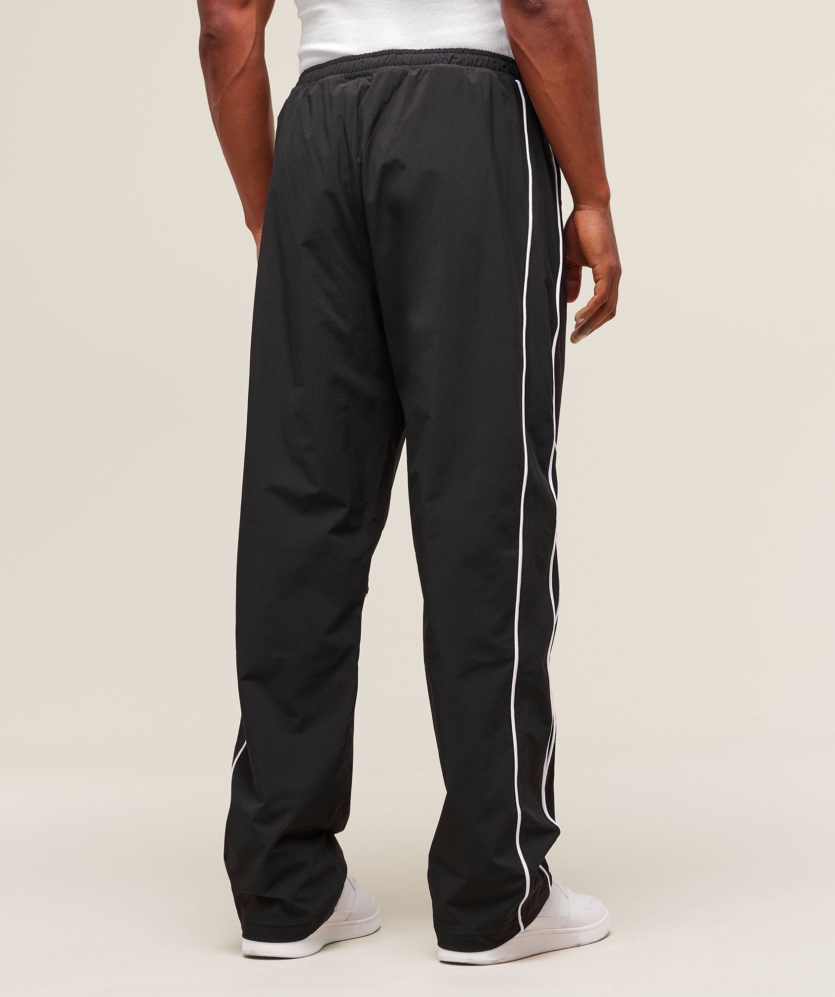 Gymshark Retro Crinkle Track Pants Black