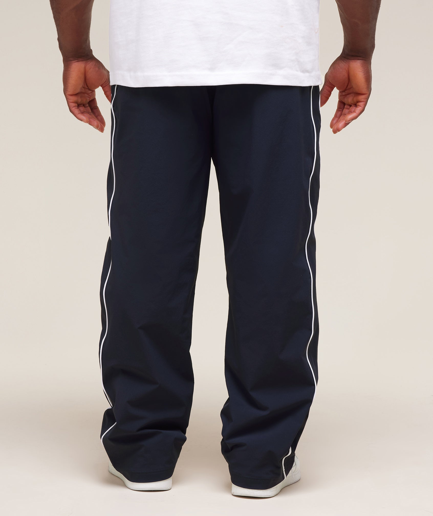 Gymshark Retro Crinkle Track Pants Heavy Blue