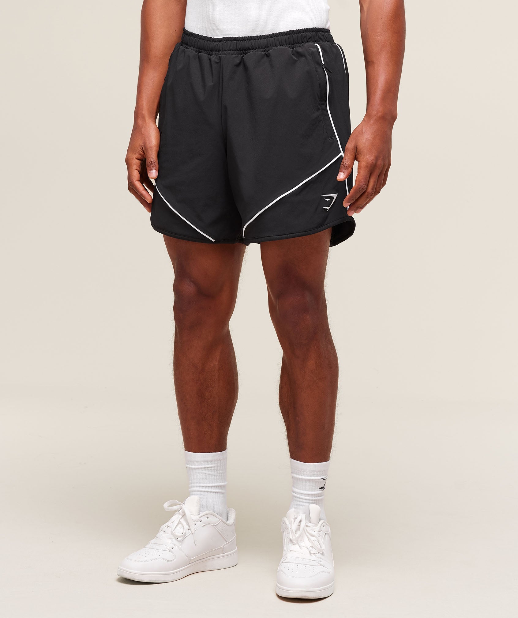 Gymshark Retro Shorts Black