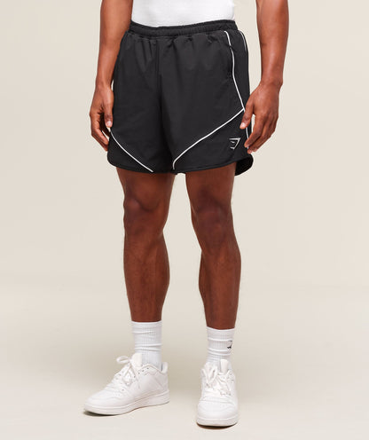 Gymshark Retro Shorts Black