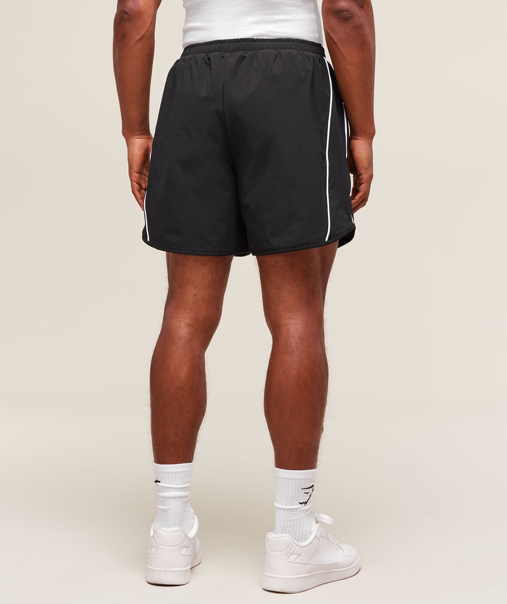 Gymshark Retro Shorts Black