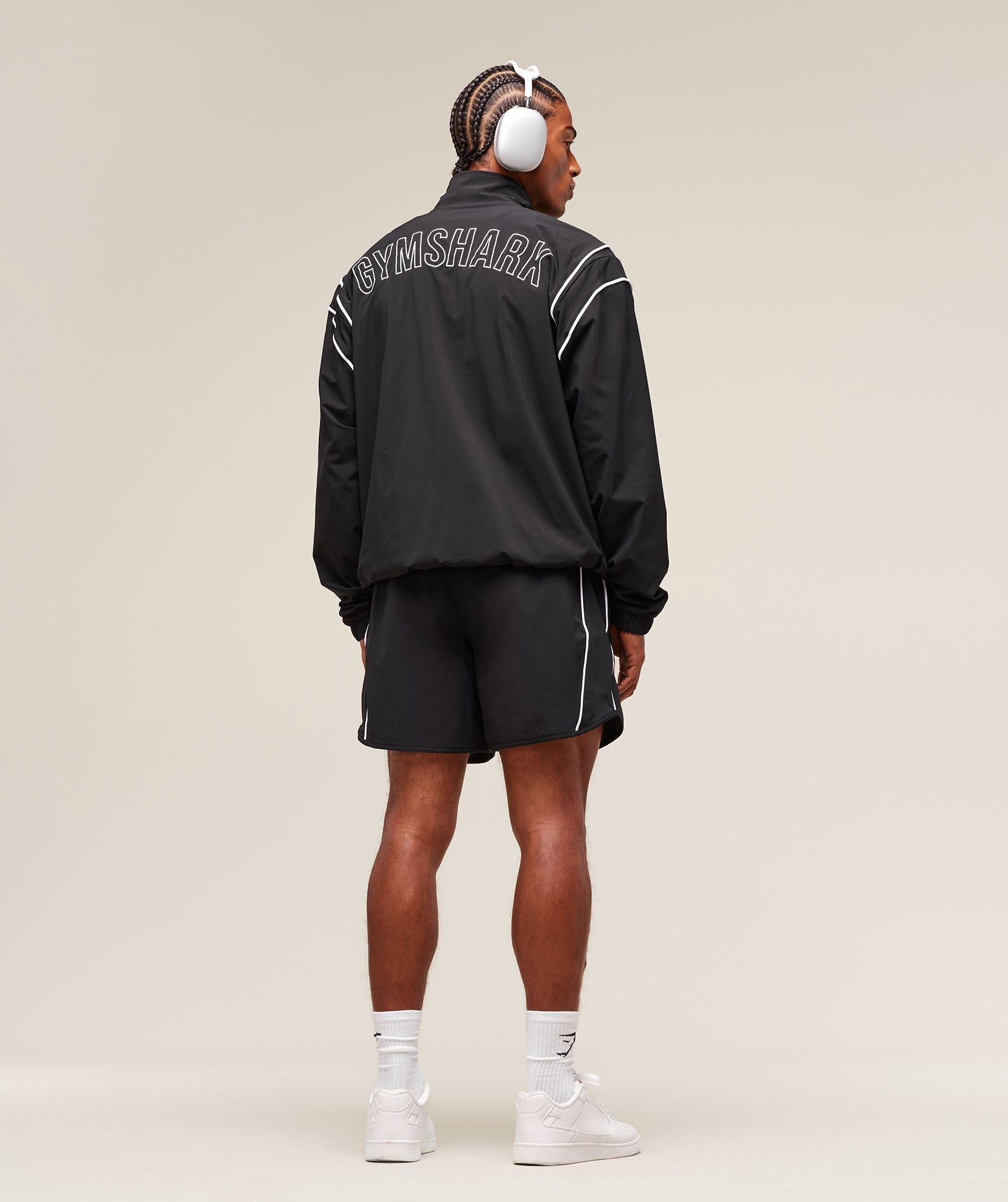 Gymshark Retro Shorts Black