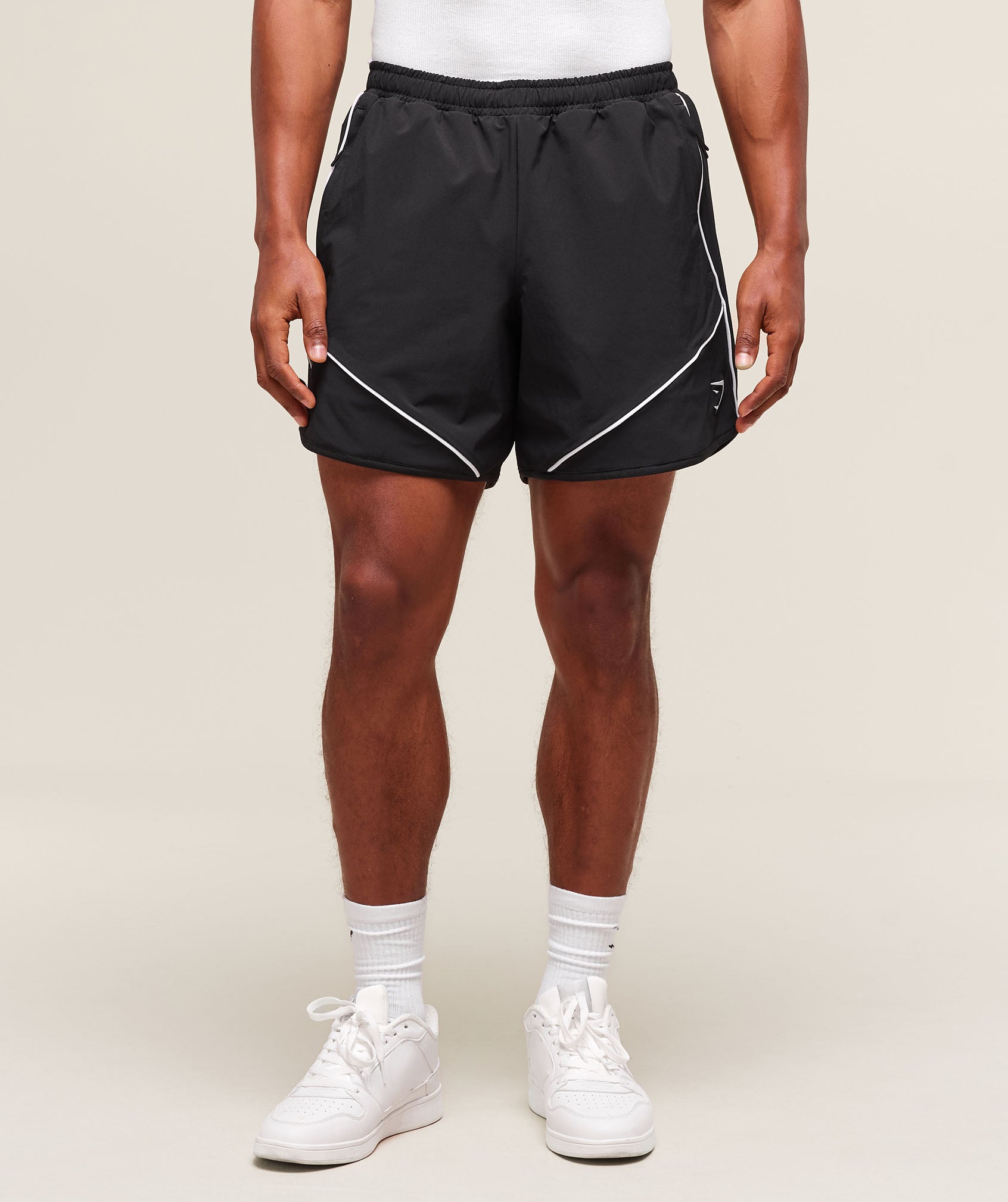Gymshark Retro Shorts Black