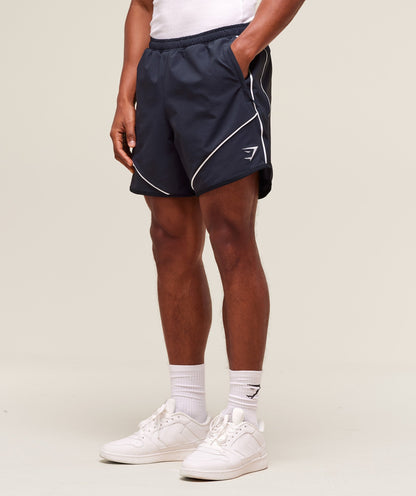Gymshark Retro Shorts Heavy Blue
