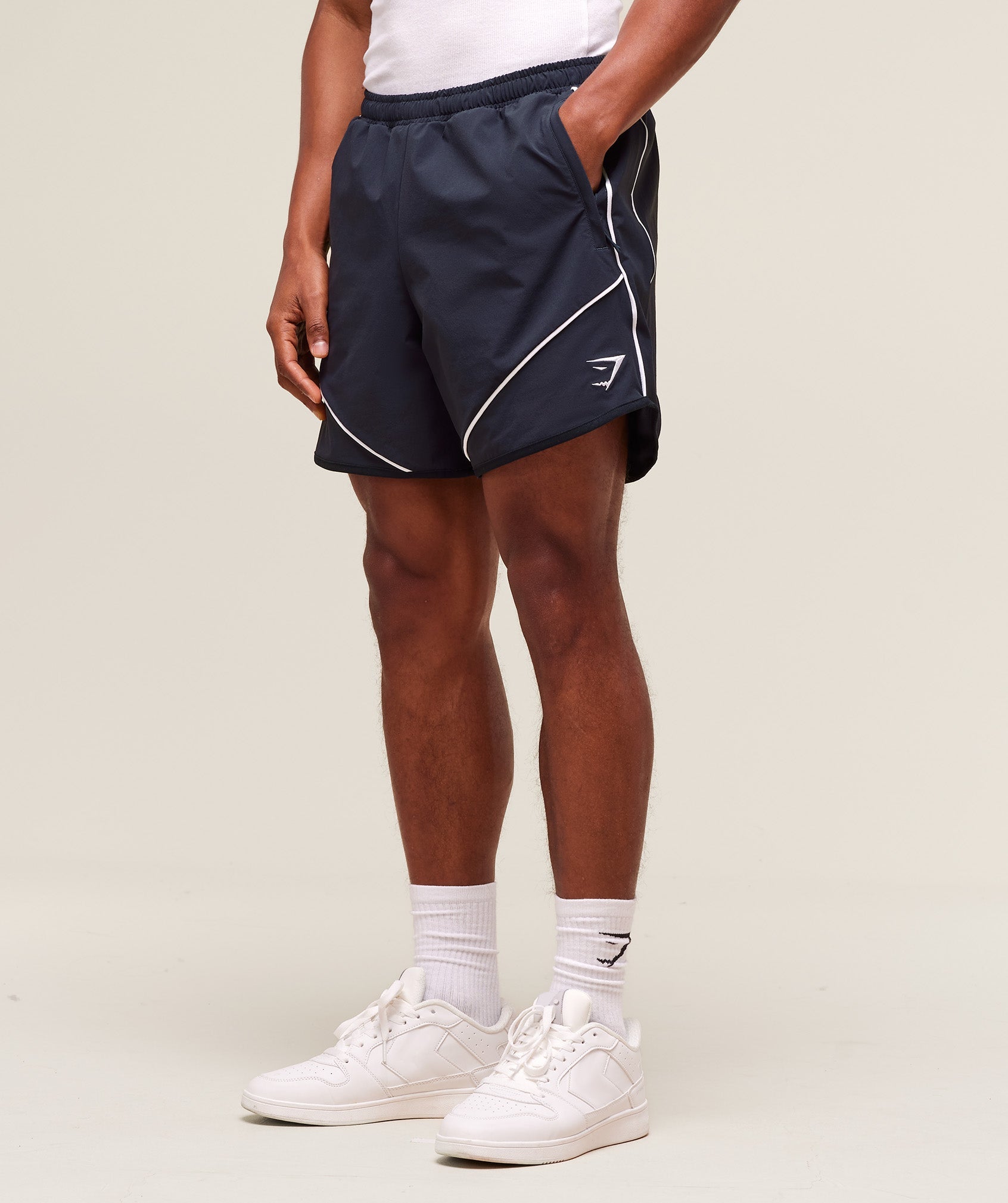 Gymshark Retro Shorts Heavy Blue