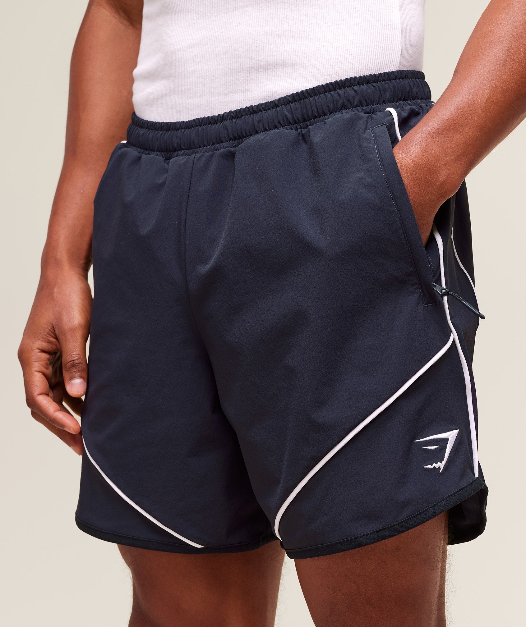 Gymshark Retro Shorts Heavy Blue