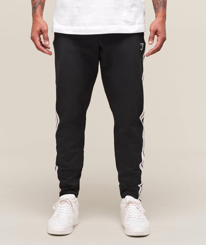Gymshark Retro Side Stripe Joggers Black