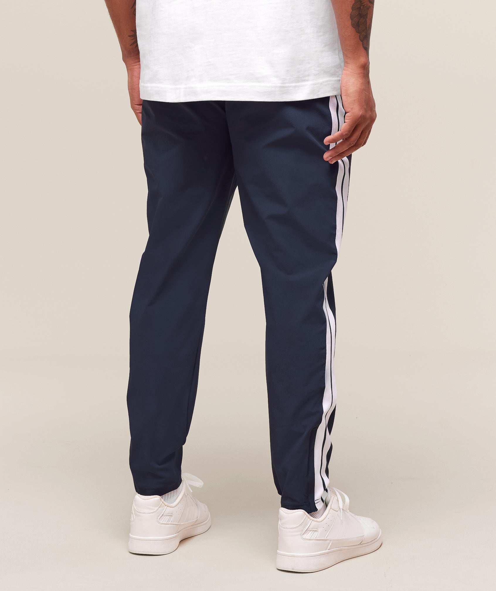 Gymshark Retro Side Stripe Joggers Heavy Blue