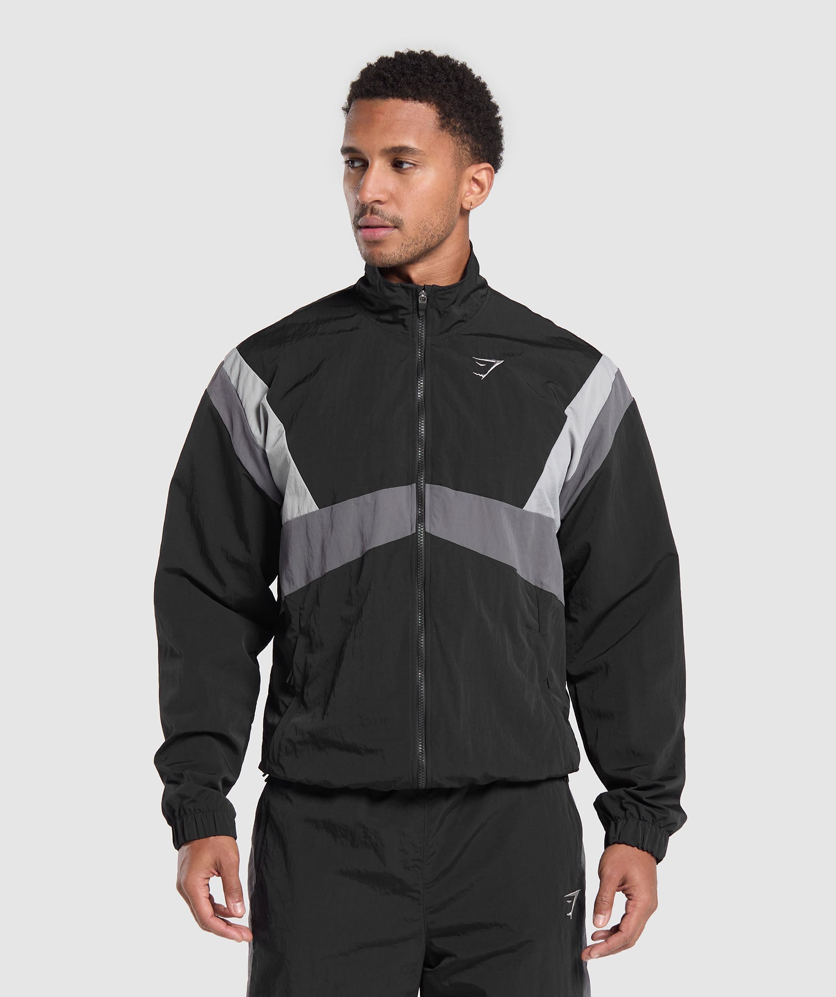 Gymshark Retro Track Jacket Black