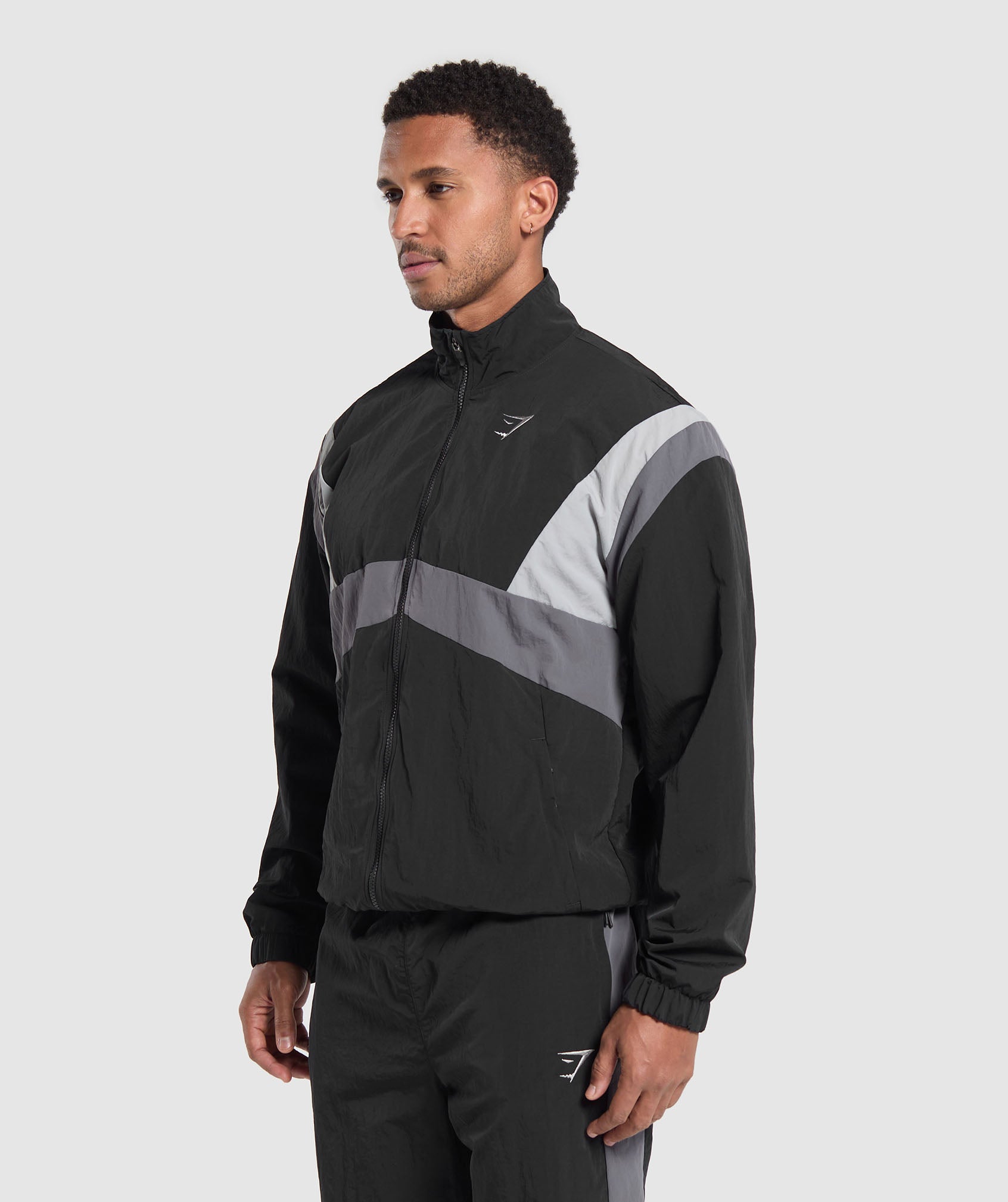 Gymshark Retro Track Jacket Black