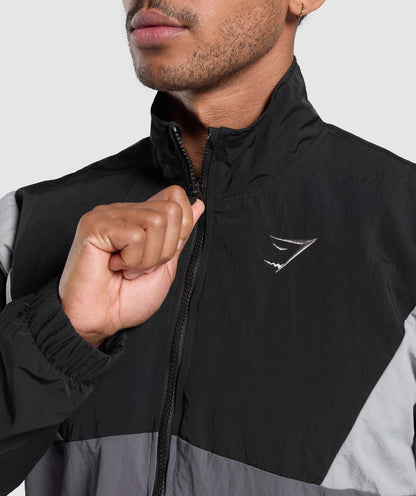 Gymshark Retro Track Jacket Black