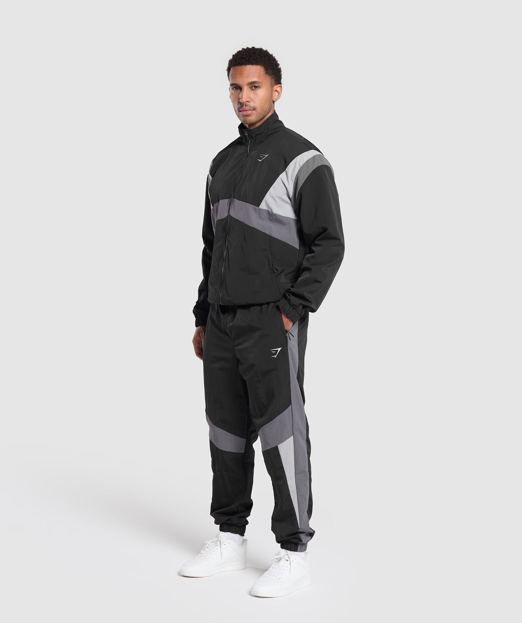 Gymshark Retro Track Jacket Black
