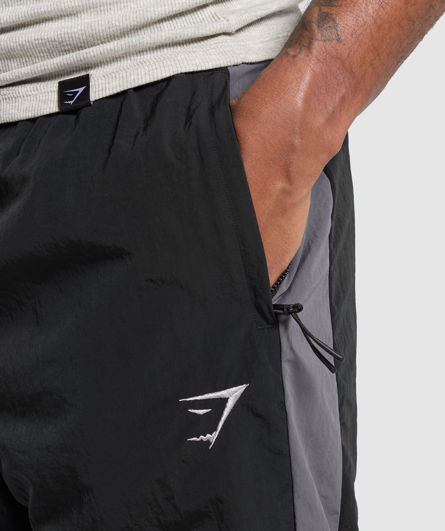Gymshark Retro Track Pants Black