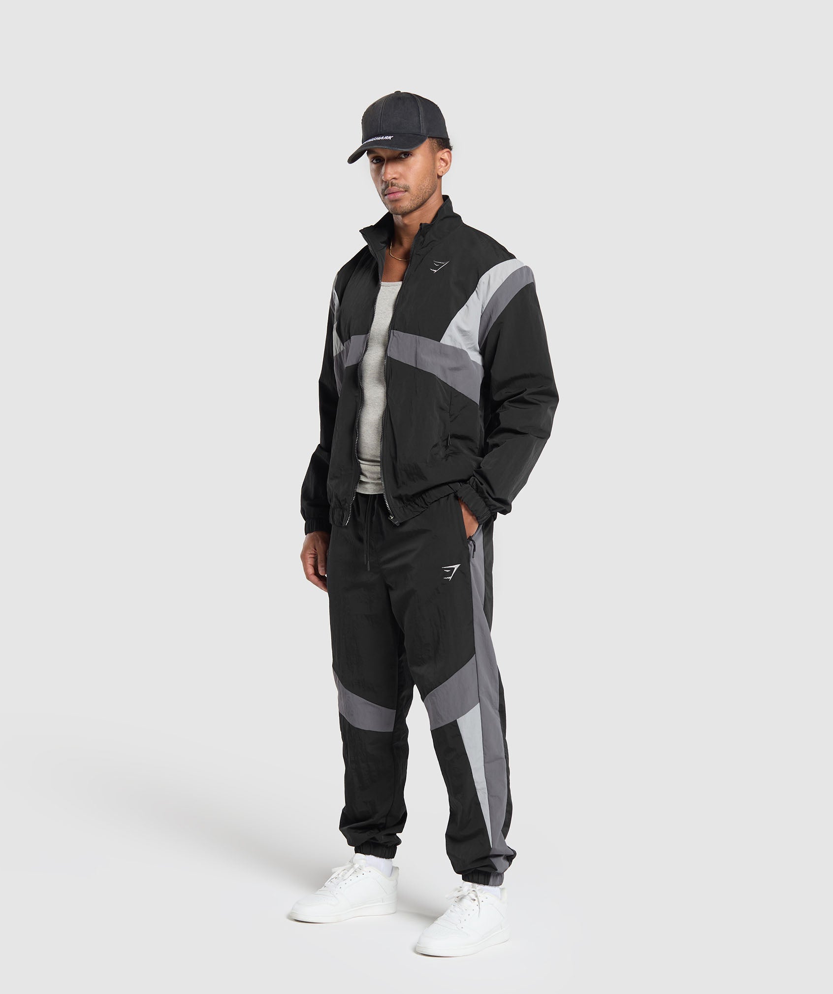 Gymshark Retro Track Pants Black