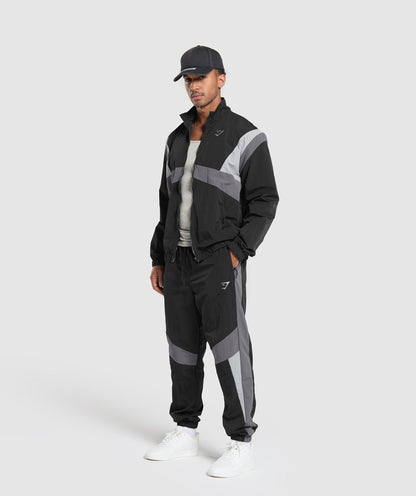 Gymshark Retro Track Pants Black