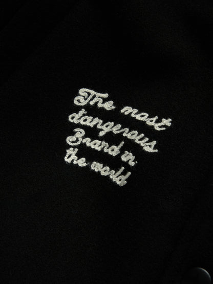 Denim Tears Bobby Huey Reversible Varsity Jacket Black