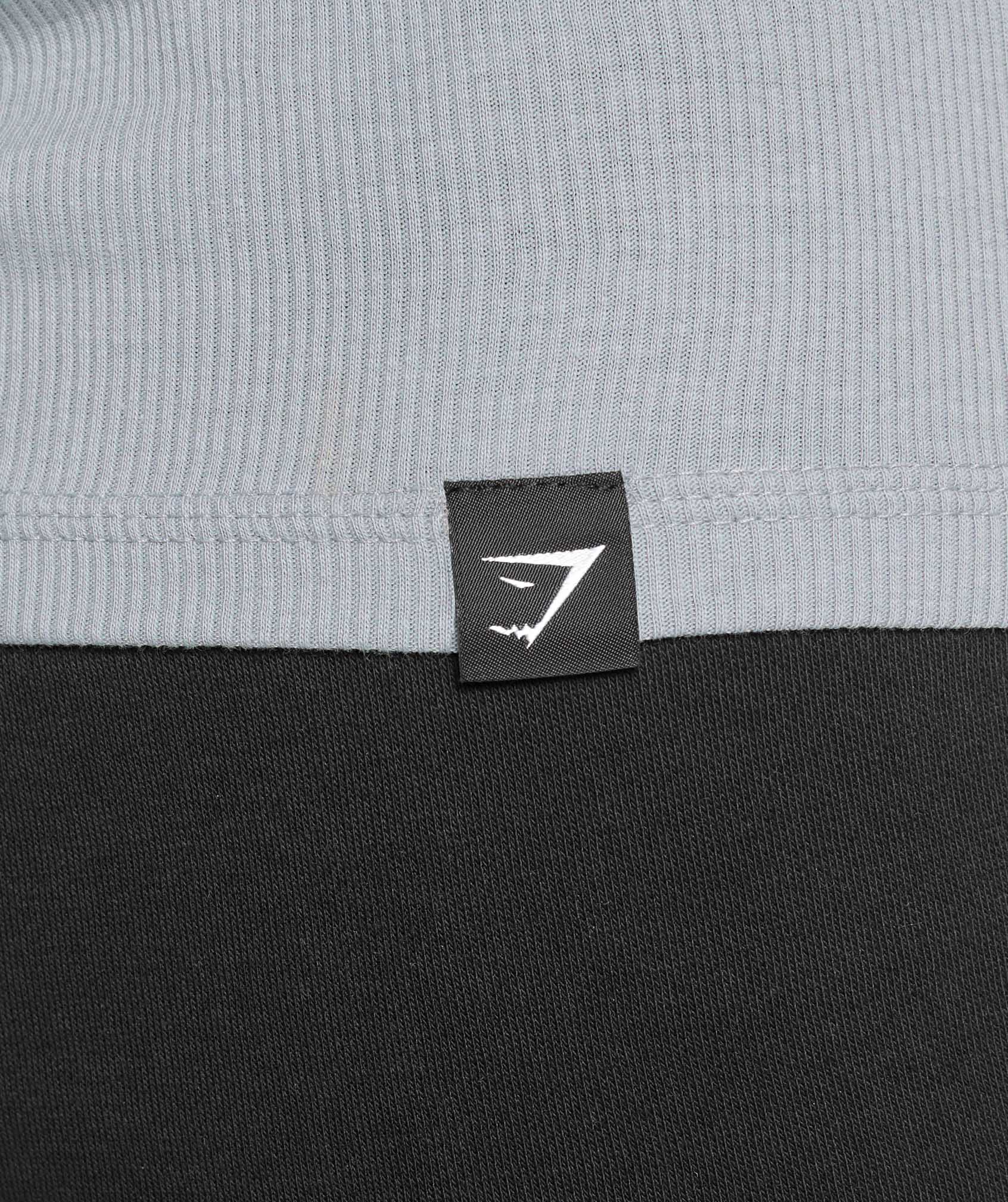 Gymshark Ribbed Tank 3Pk Denim Grey