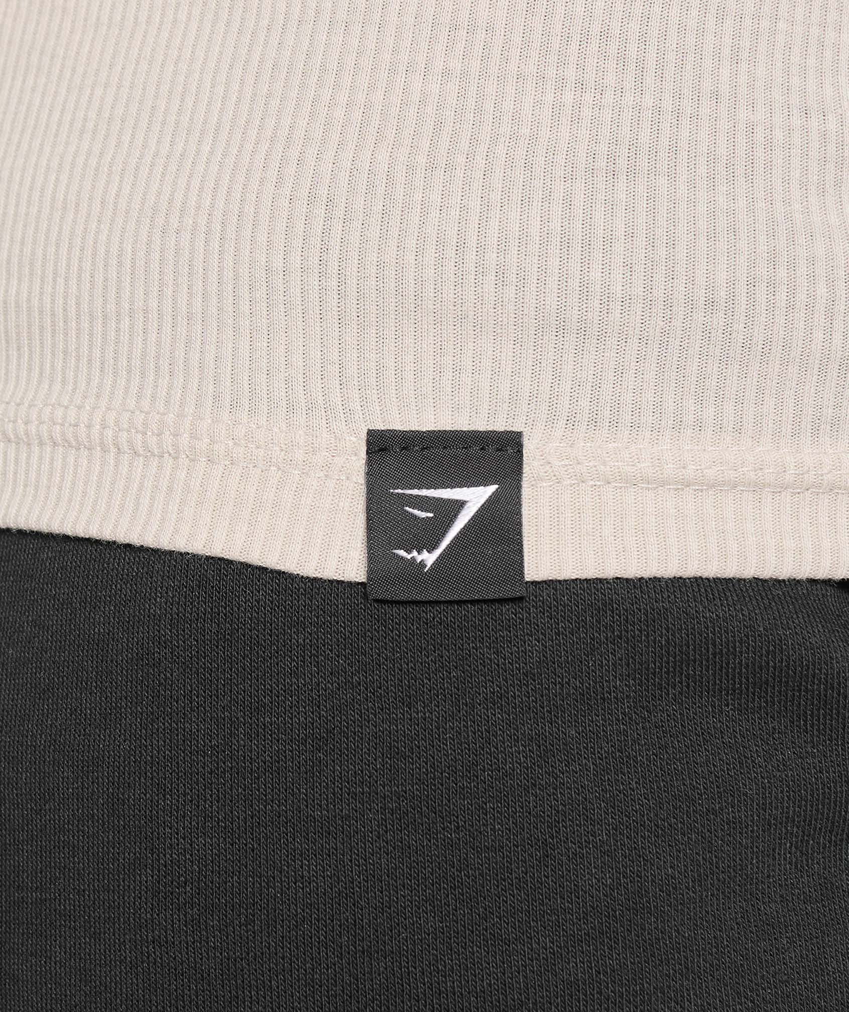 Gymshark Ribbed Tank 3Pk Denim Grey