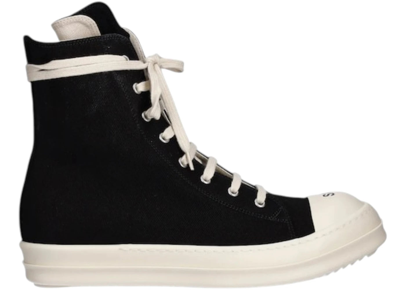 Rick Owens Drkshdw High Sneaks So Black Milk