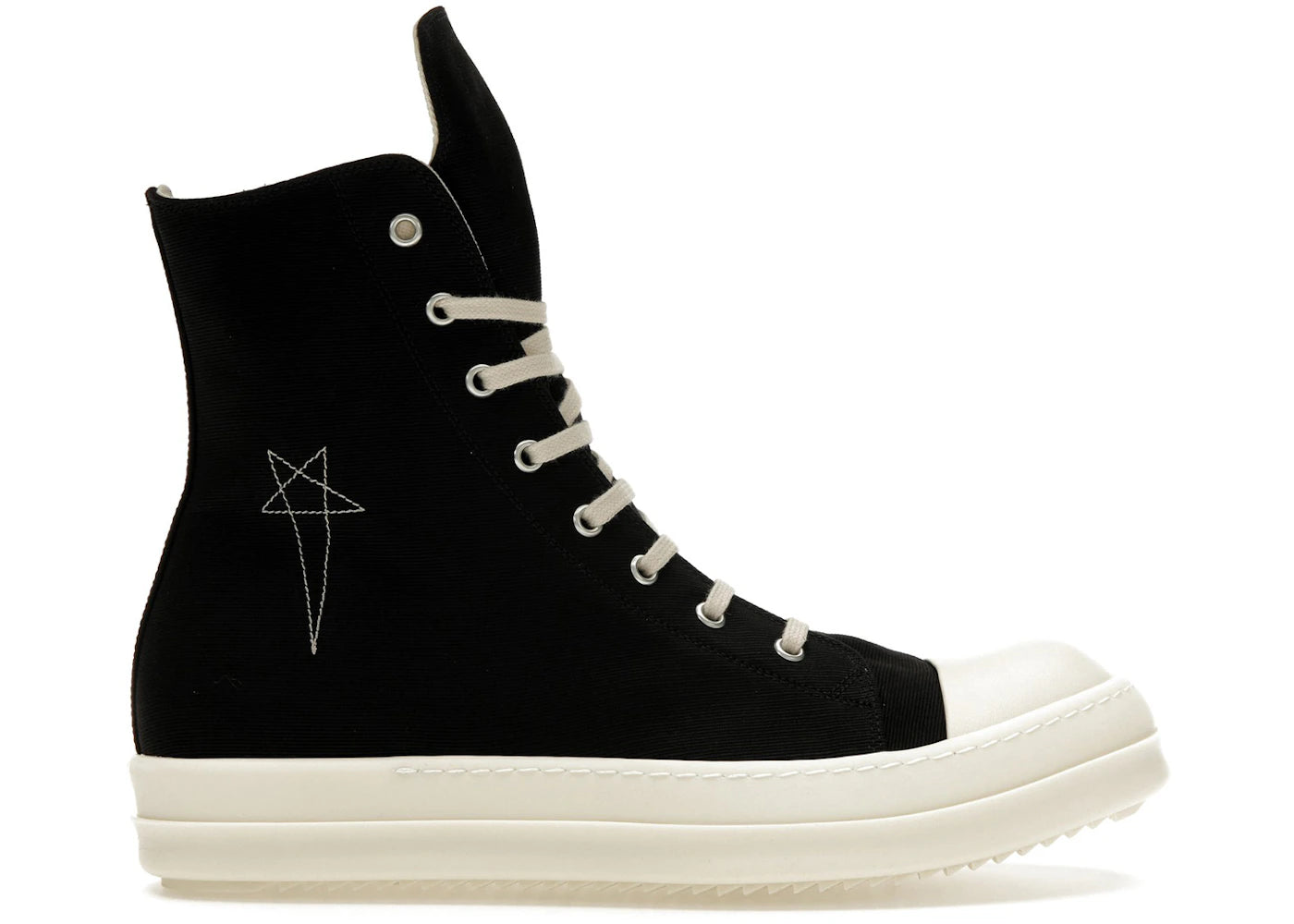 Rick Owens Drkshdw Luxor High Pentagram Black Pearl (Women'S)