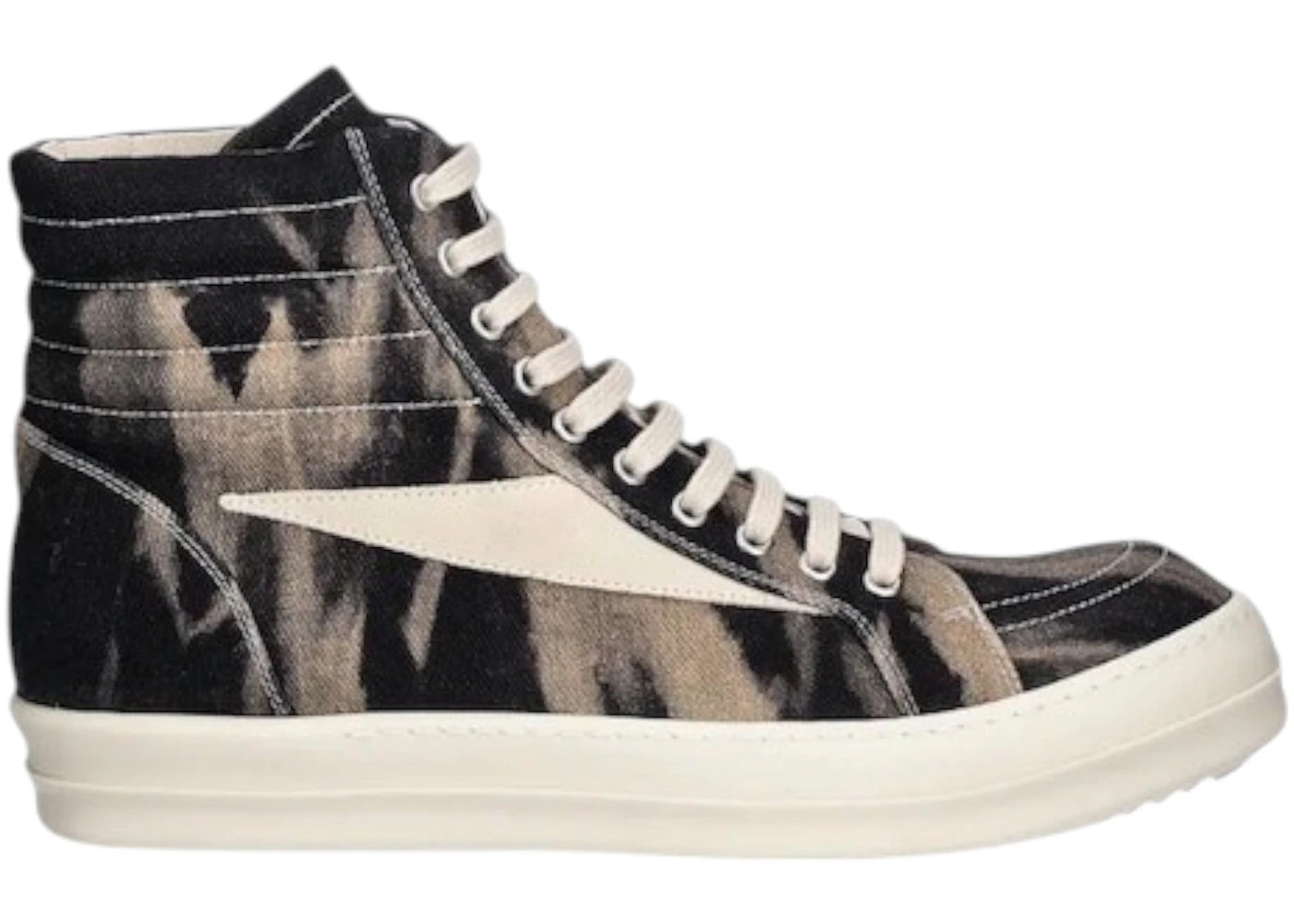 Rick Owens Drkshdw Vintage High Sneaks Black Terra