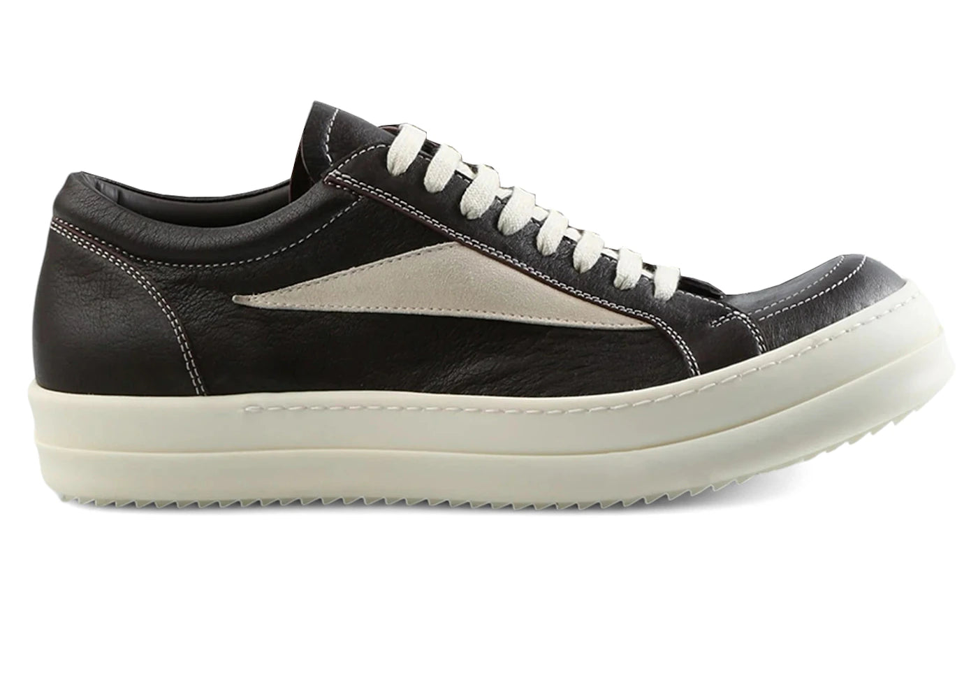 Rick Owens Hollywood Vintage Low Mahogany Milk