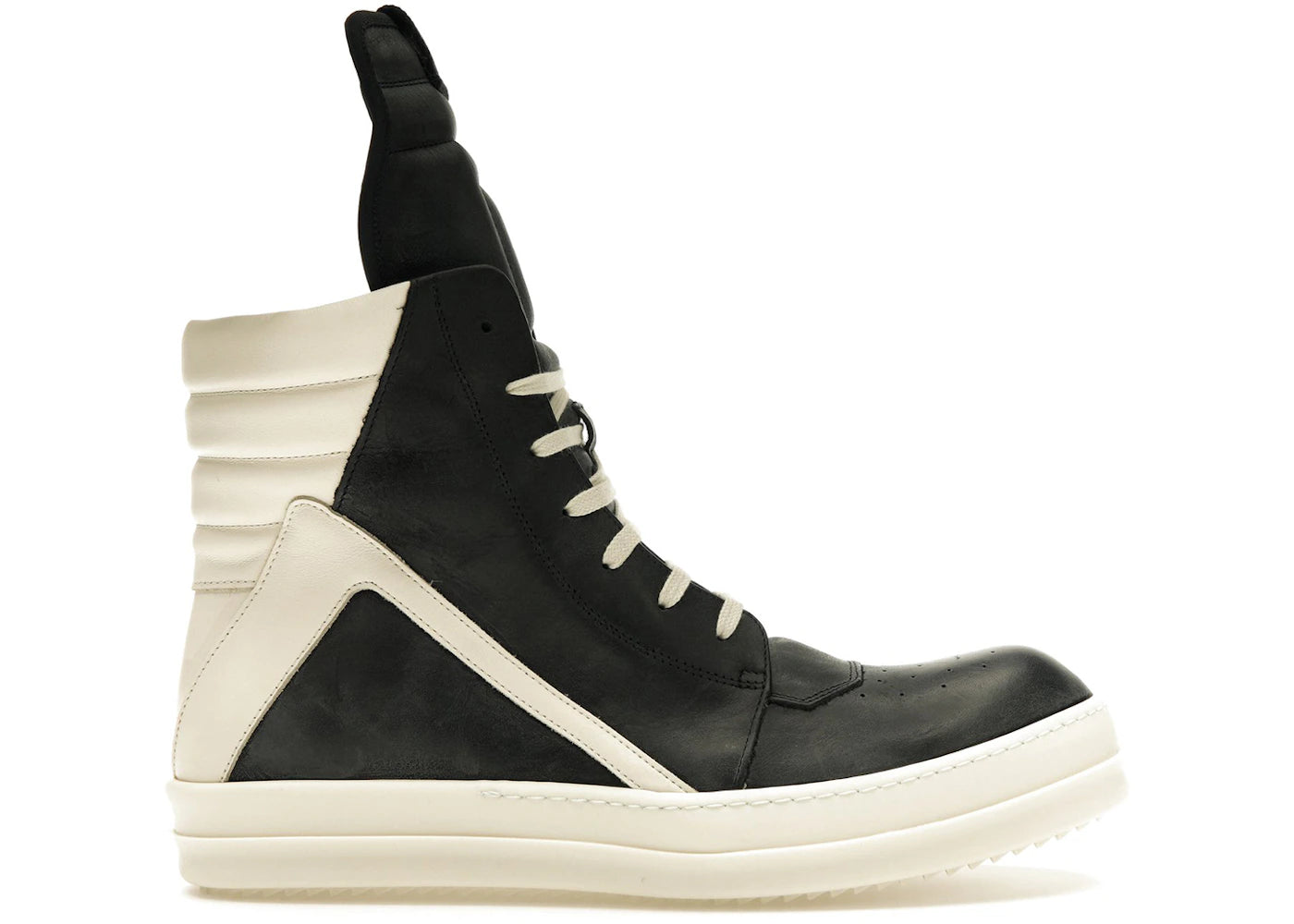 Rick Owens Lido Geobasket Black Milk