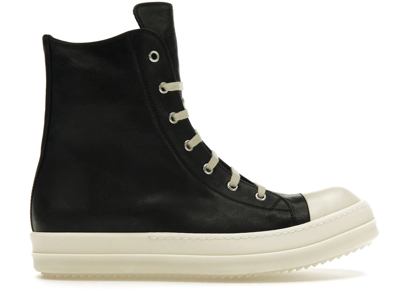 Rick Owens Lido High Sneaks Black Milk