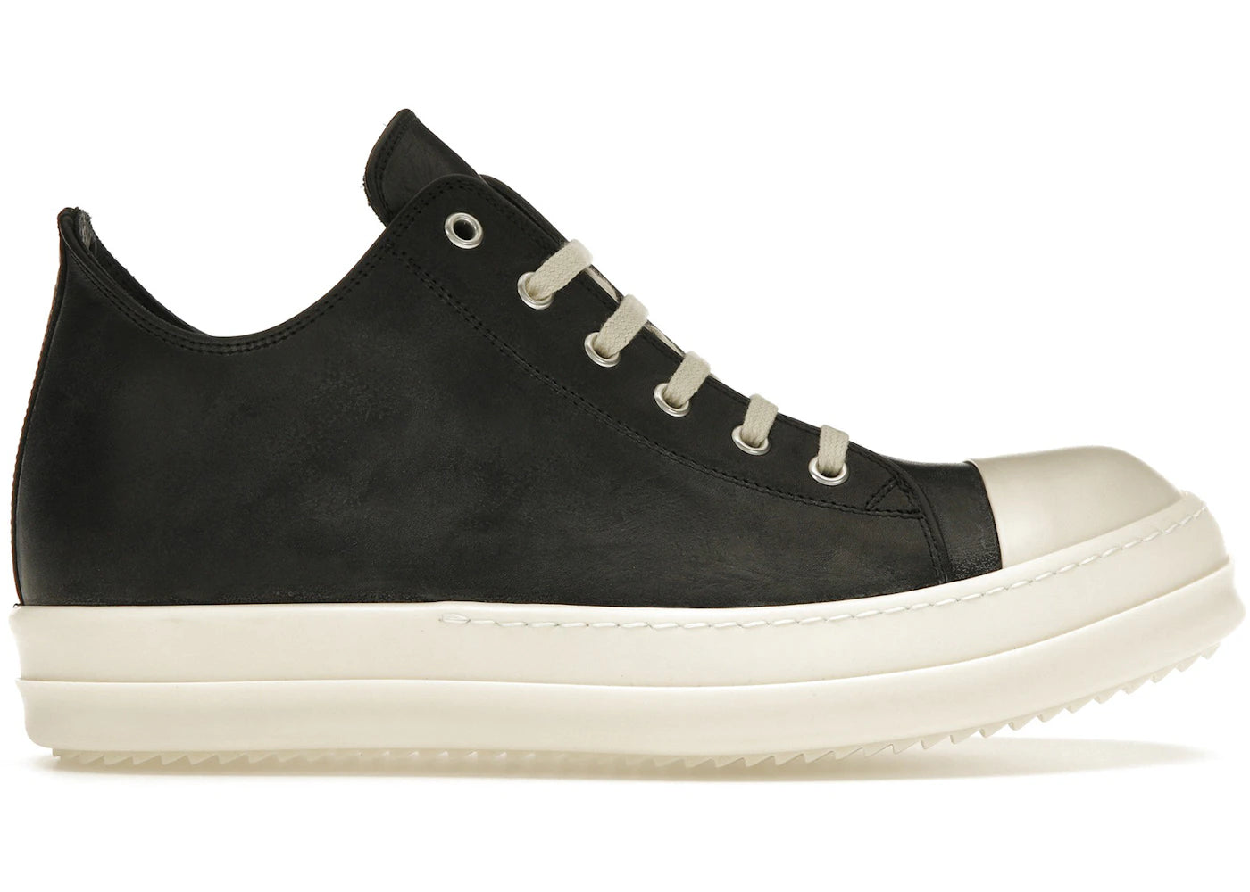 Rick Owens Lido Low Sneaks Black Milk