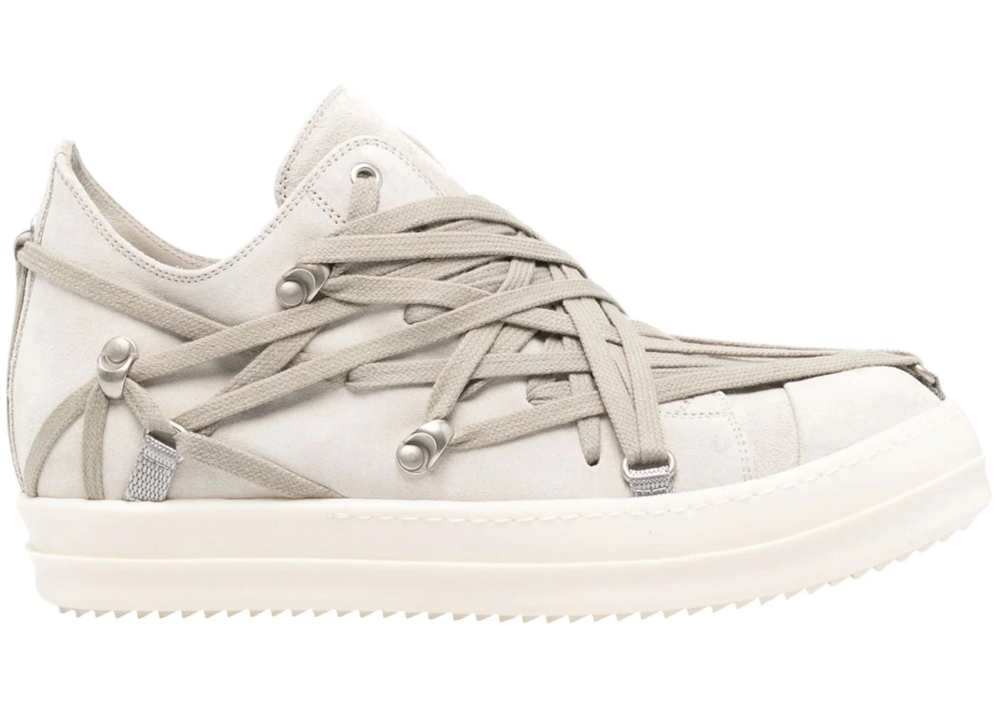 Rick Owens Megalaced Low Sneaks Dinge Milk