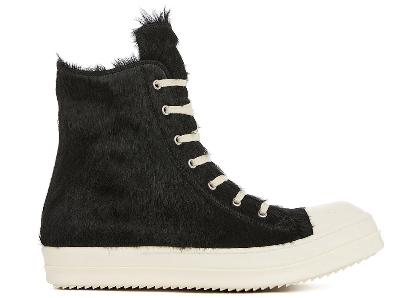 Rick Owens Strobe High Pony Hair Black