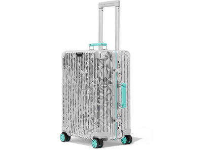 Rimowa X Tiffany & Co. Rock Cut Cabin Silver