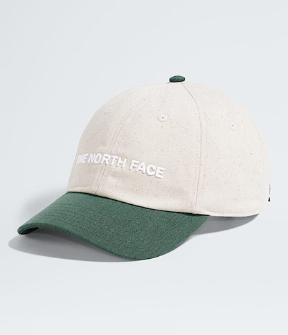 The North Face Roomy Norm Hat White Dune/Raw Undyed/Horizontal Logo Pink Moss/TNF White TNF Black/Washed/Horizontal Logo Washed Khaki Stone/Horizontal Logo Duck Green/Deep Nori White Dune/Latte White Dune/Duck Green
