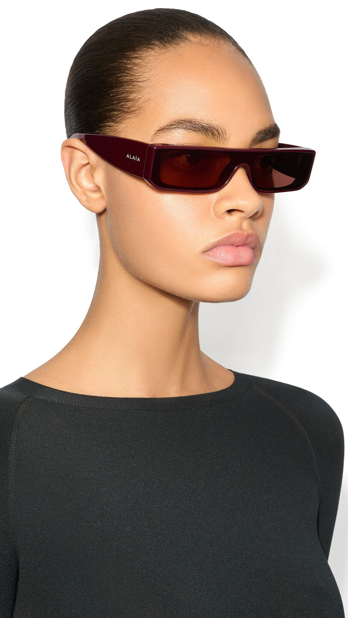 Alaïa Rectangular Mask Sunglasses