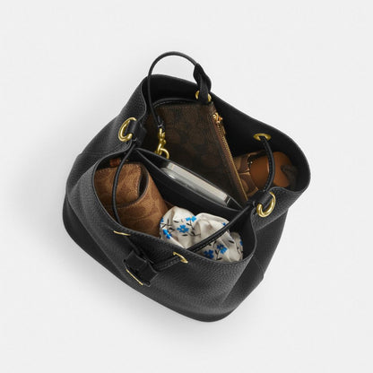 Coach Rowan Bucket Bag Gold Chalk