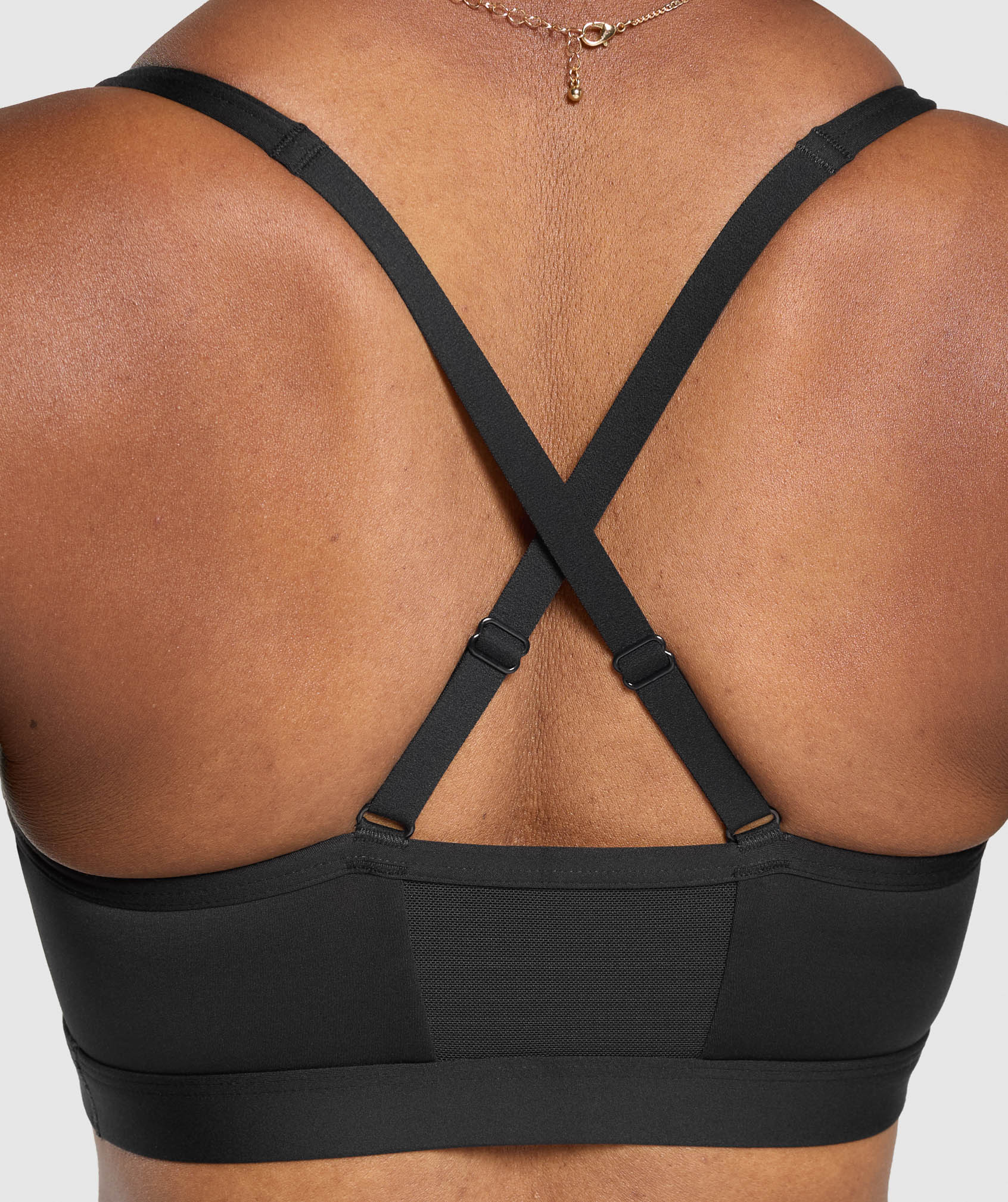 Women's Gymshark Ruched Sports Bra Black