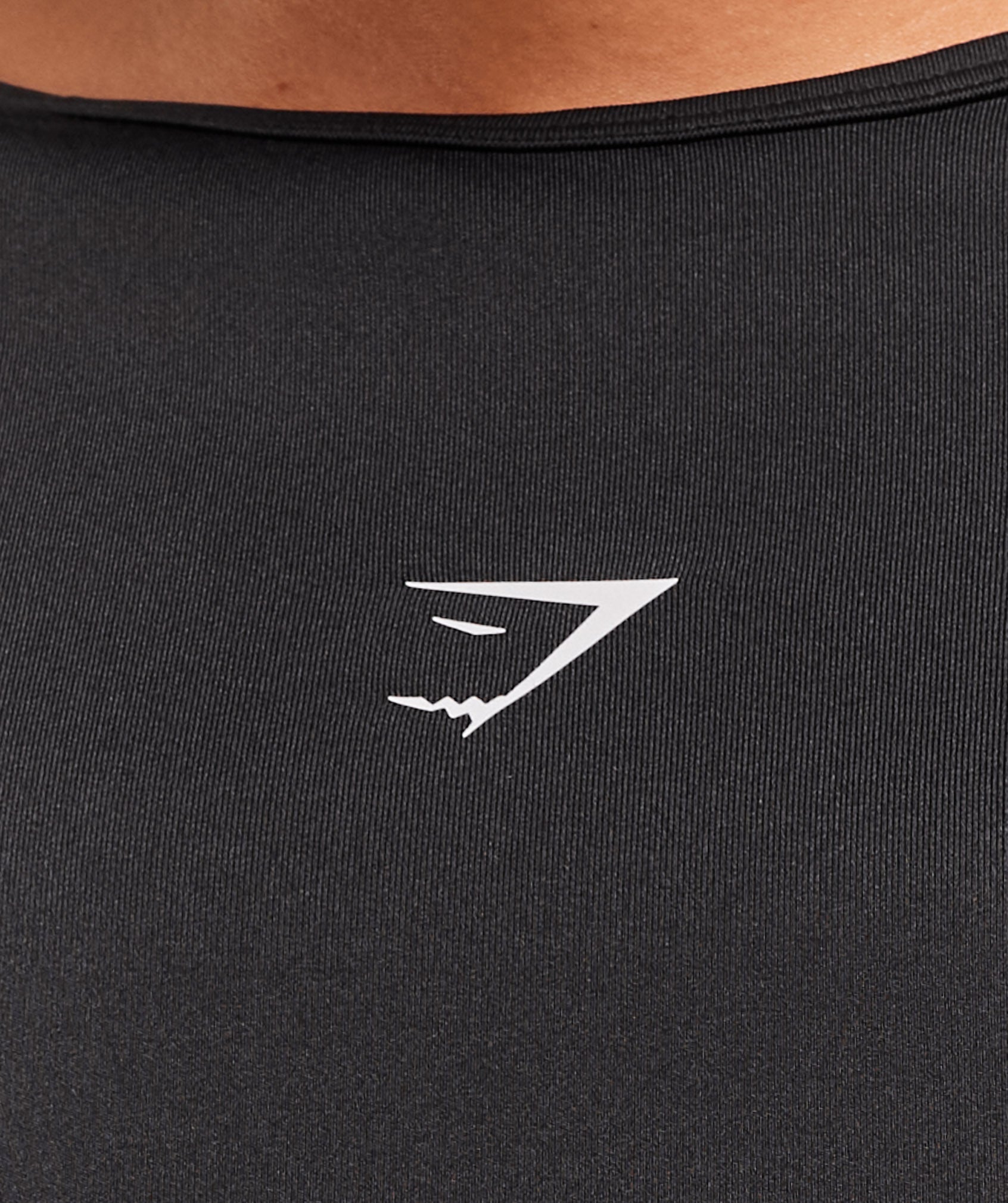 Women's Gymshark Running Back Vent T-Shirt Black