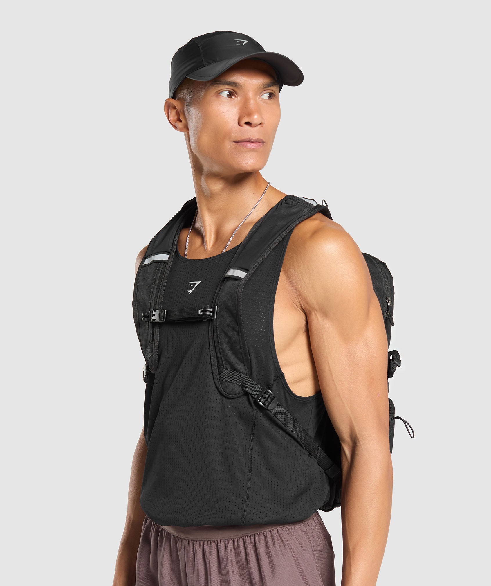 Women's Gymshark Running Backpack Black