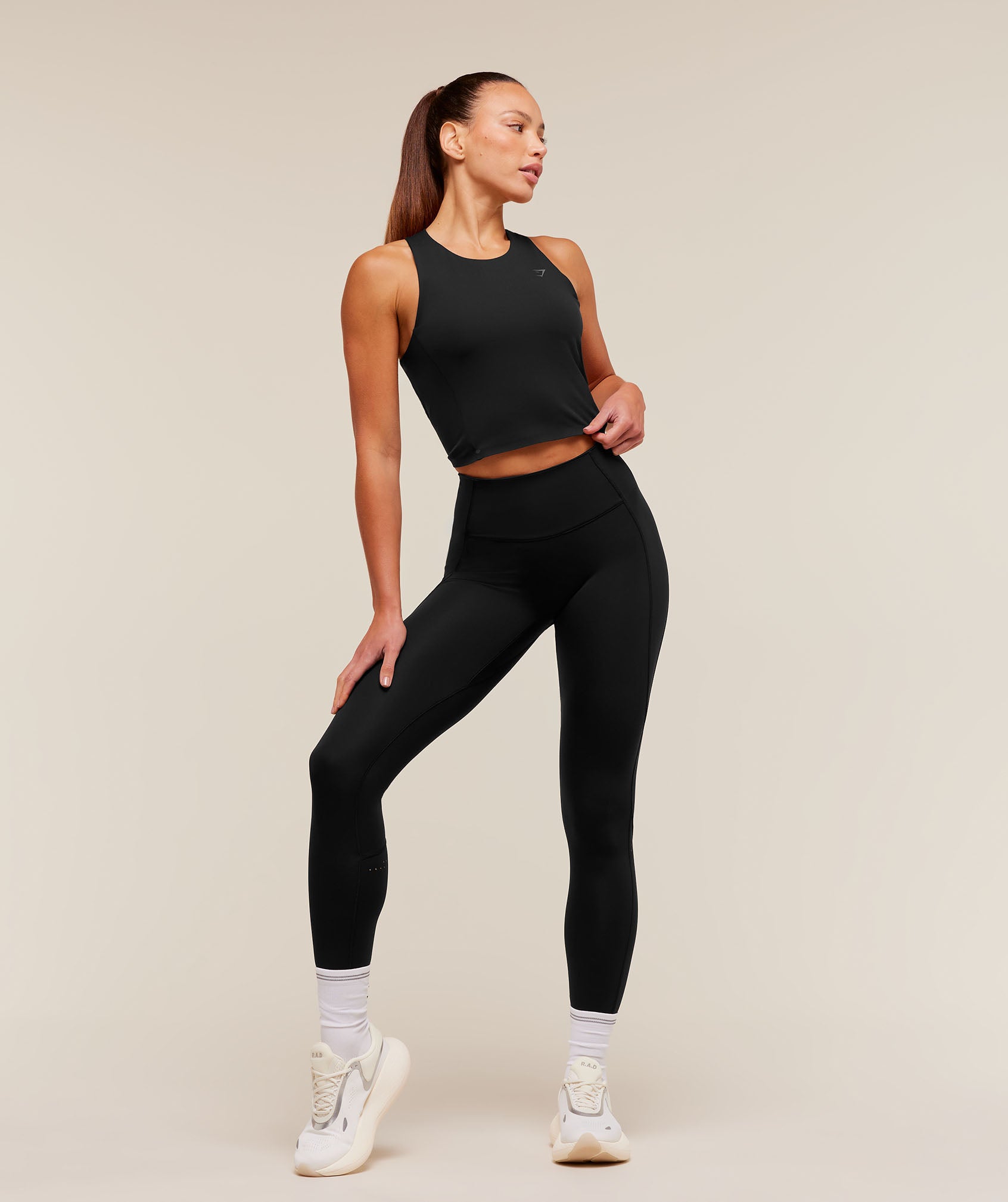Women's Gymshark Running Elite Leggings Black