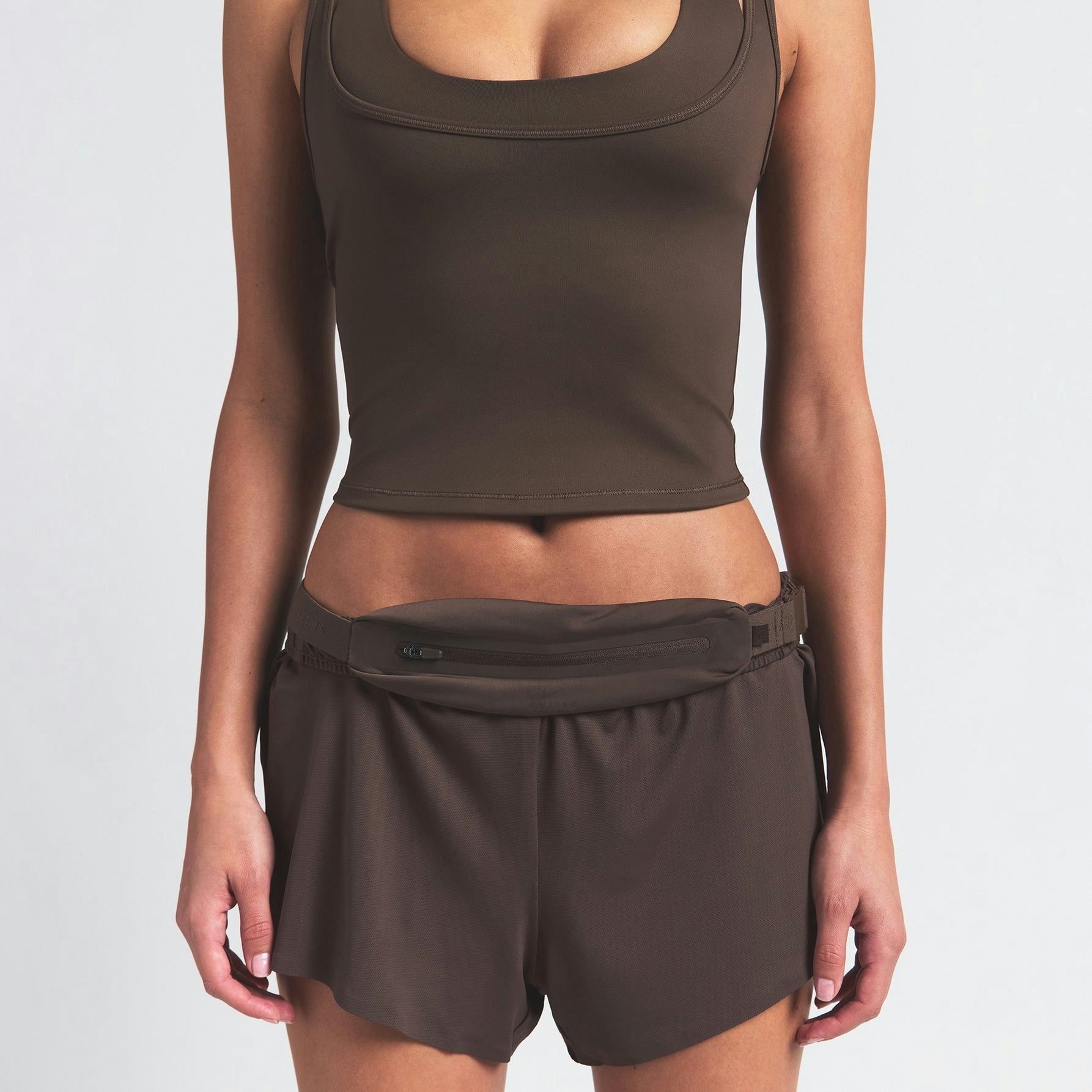 Skims Nikeskims Accessories Slim Waistpack Dark Sepia