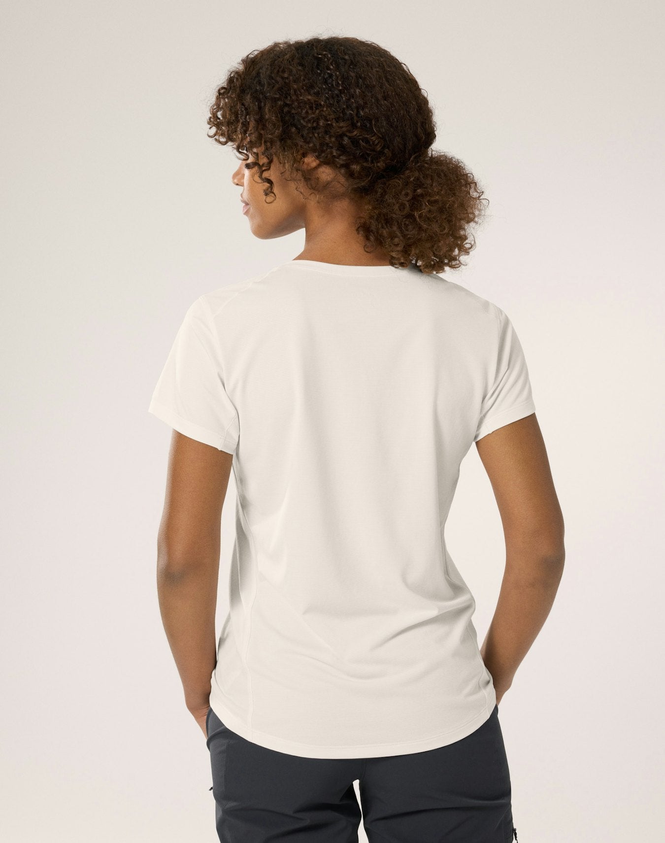 Arc'teryx Outlet Taema Crew Neck Shirt SS Women's Arctic Silk Heather