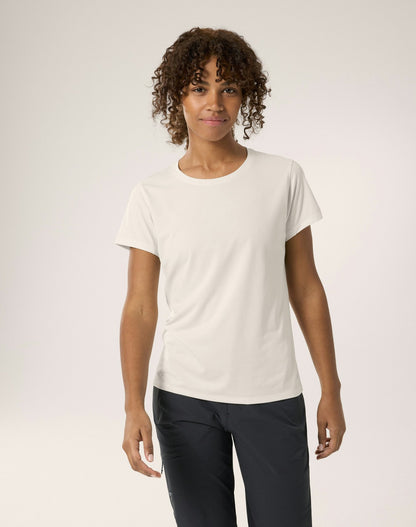 Arc'teryx Outlet Taema Crew Neck Shirt SS Women's Arctic Silk Heather